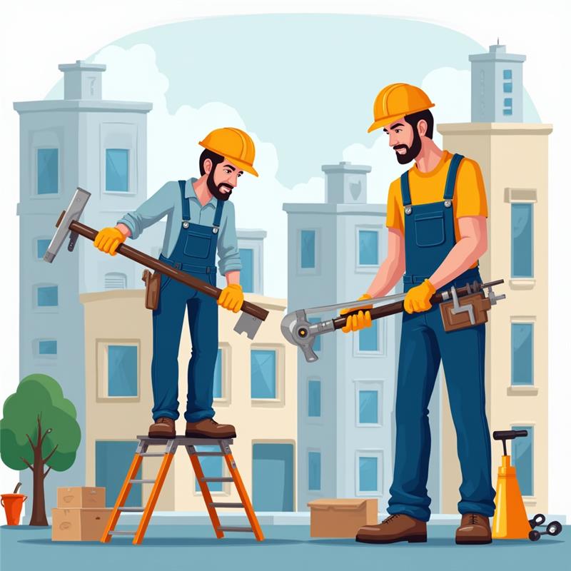 Modern carpentry installation