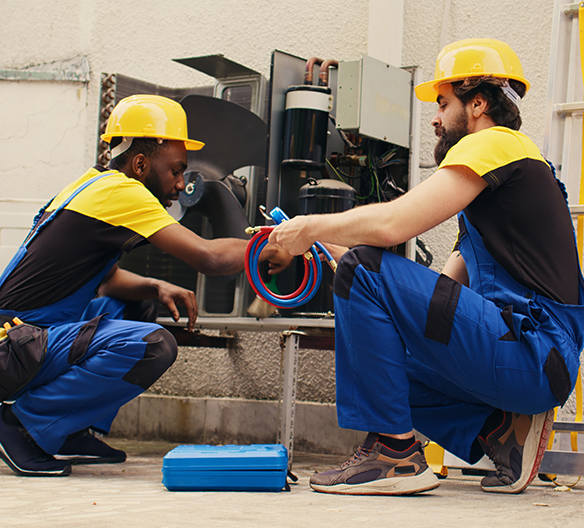 Professional carpenter working
