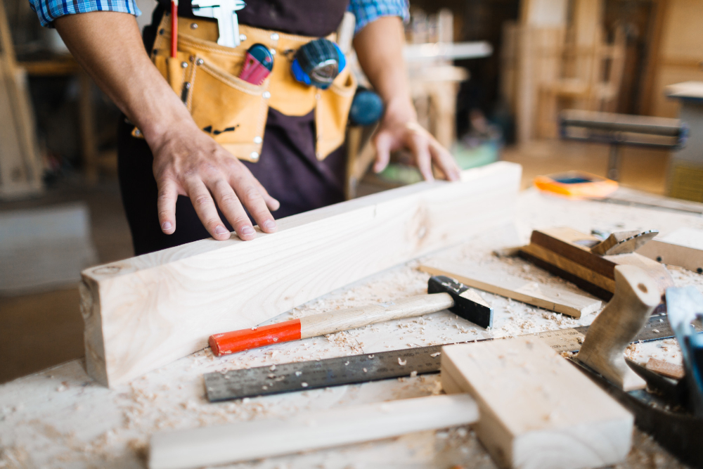 Modern carpentry installation